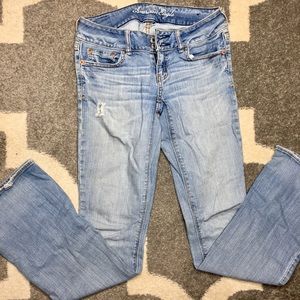American eagle size 0 artist jeans